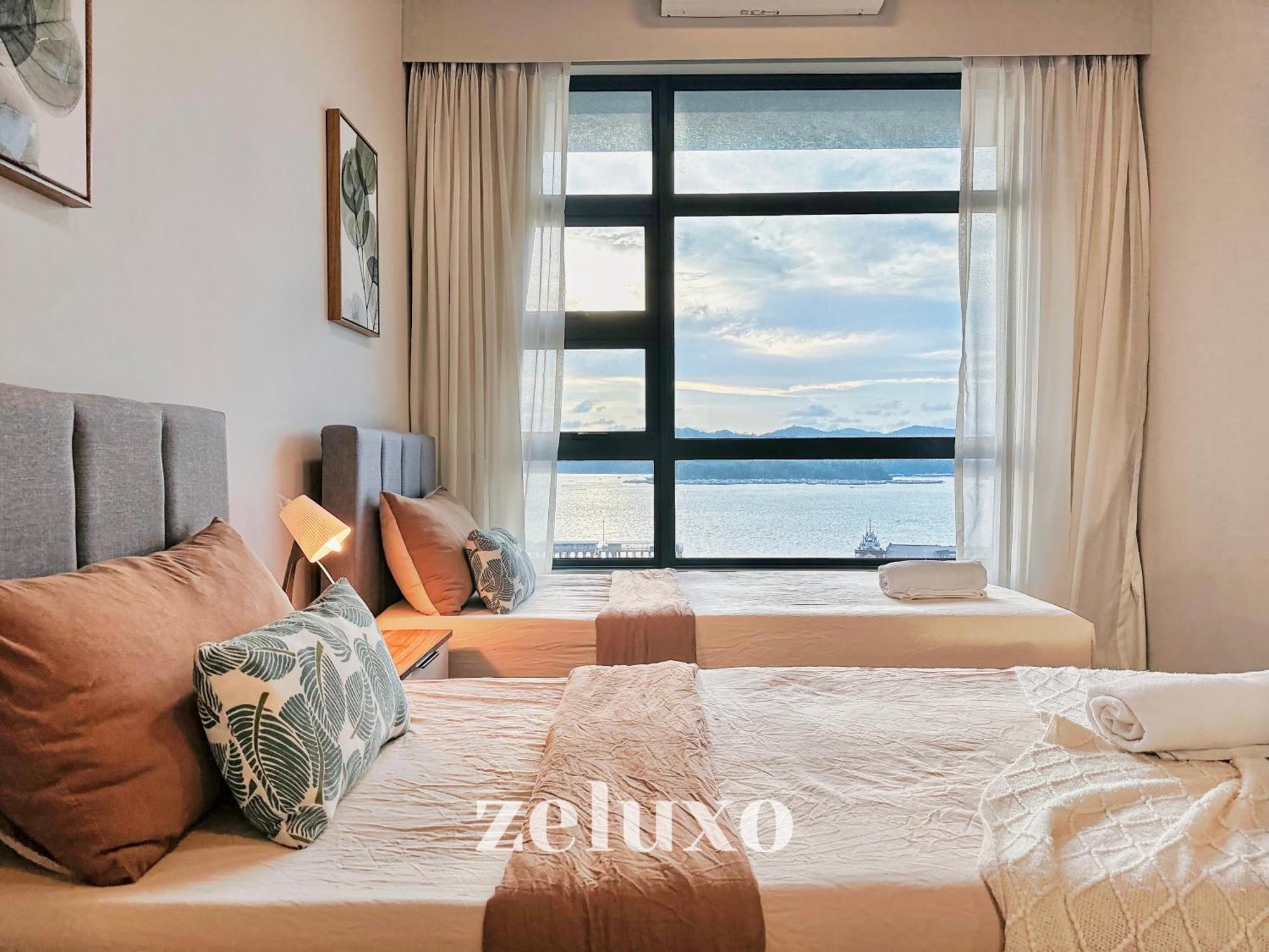 #5 Jesselton Quay City Pads Seaview By Zeluxo Kota Kinabalu Exterior foto